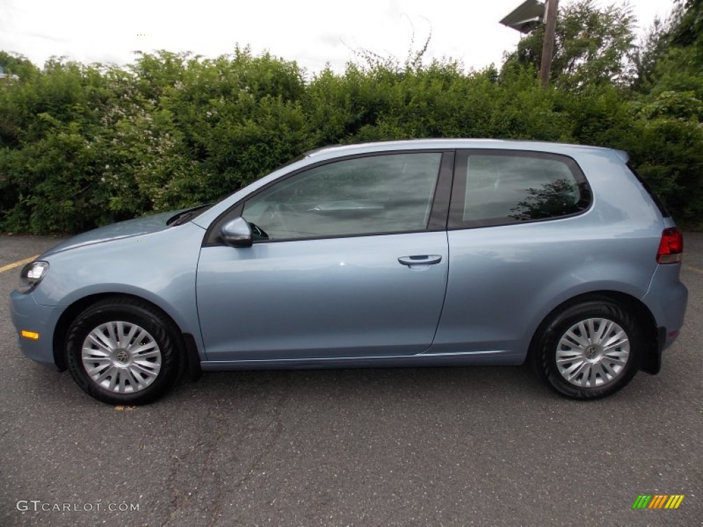 Shark Blue Metallic 2010 Volkswagen Golf 2 Door Exterior Photo #82010432