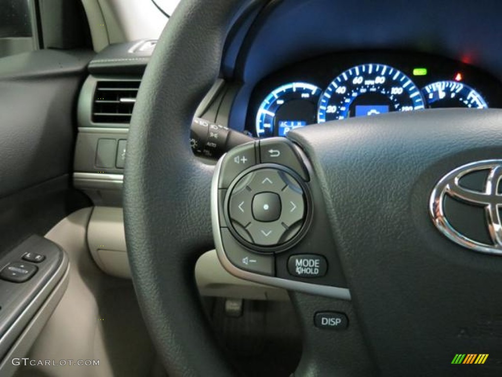2013 Camry Hybrid LE - Magnetic Gray Metallic / Light Gray photo #17