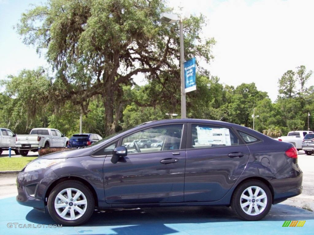 2013 Fiesta SE Sedan - Violet Gray / Charcoal Black/Light Stone photo #2