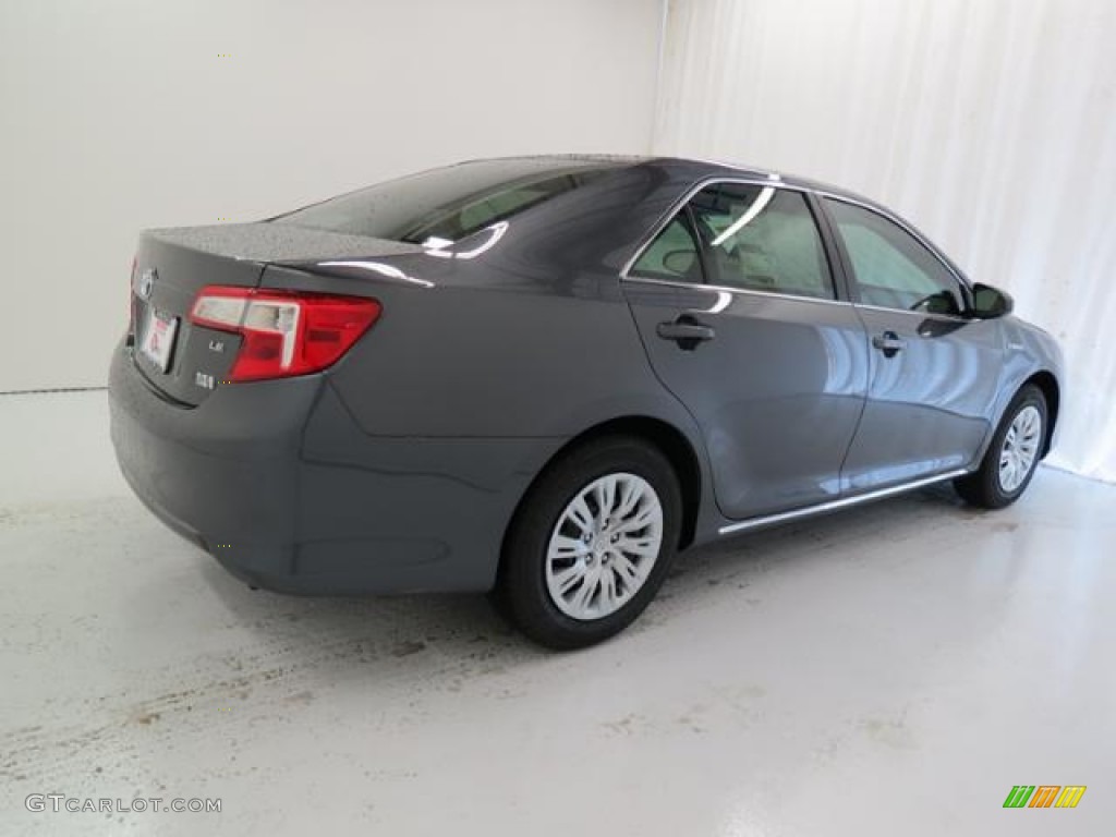 2013 Camry Hybrid LE - Magnetic Gray Metallic / Light Gray photo #21