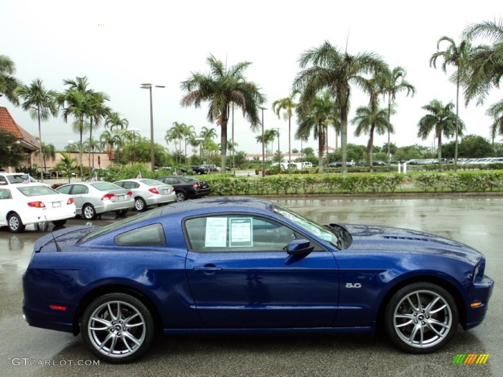 Deep Impact Blue Metallic 2013 Ford Mustang GT Premium Coupe Exterior Photo #82011692