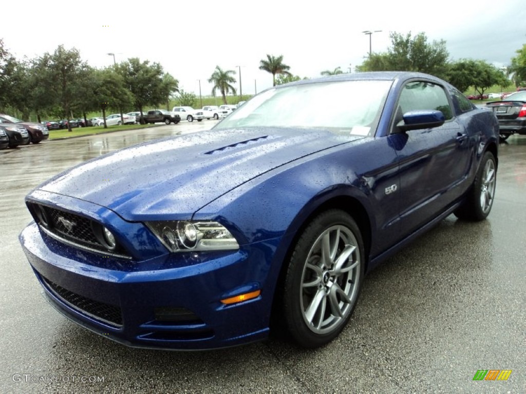 Deep Impact Blue Metallic 2013 Ford Mustang GT Premium Coupe Exterior Photo #82011917
