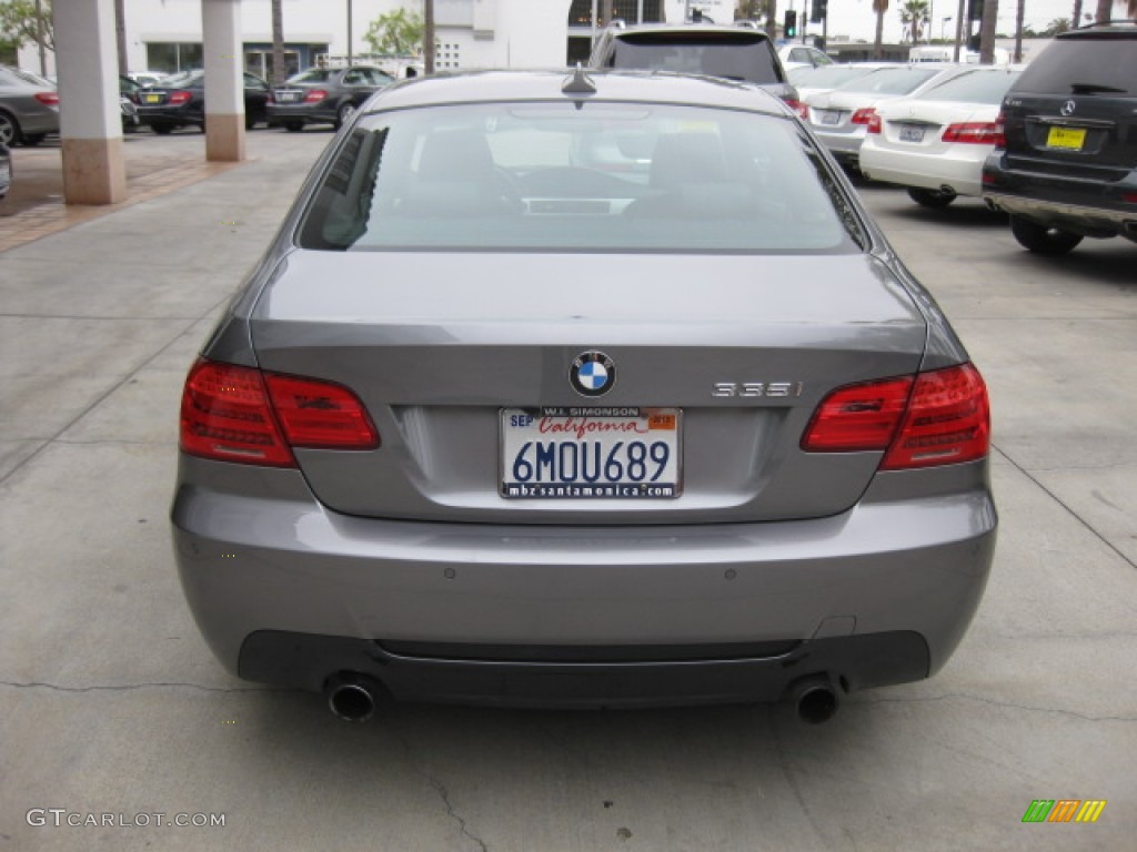 2011 3 Series 335i Coupe - Space Gray Metallic / Black photo #3