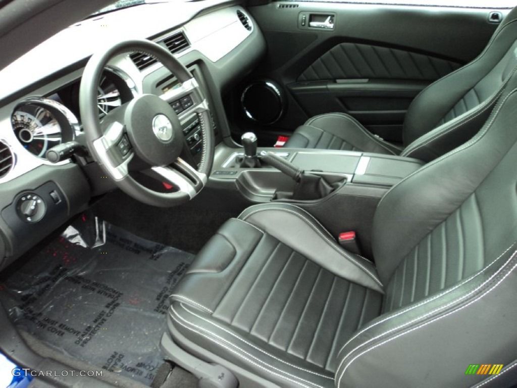 Charcoal Black/Recaro Sport Seats Interior 2013 Ford Mustang GT Premium Coupe Photo #82012019