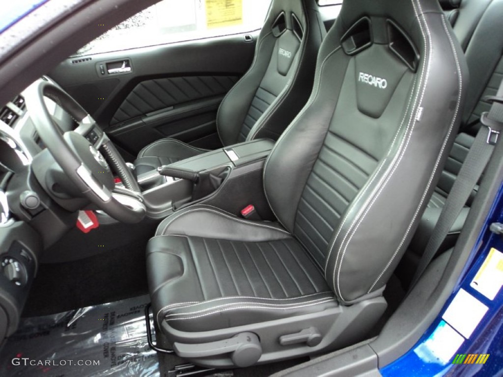 Charcoal Black/Recaro Sport Seats Interior 2013 Ford Mustang GT Premium Coupe Photo #82012042