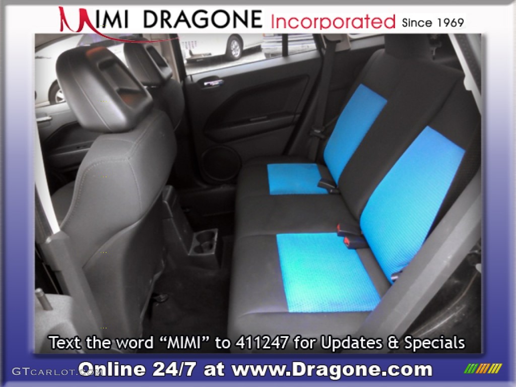 2009 Caliber R/T - Deep Water Blue Pearl / Dark Slate Gray/Blue photo #8