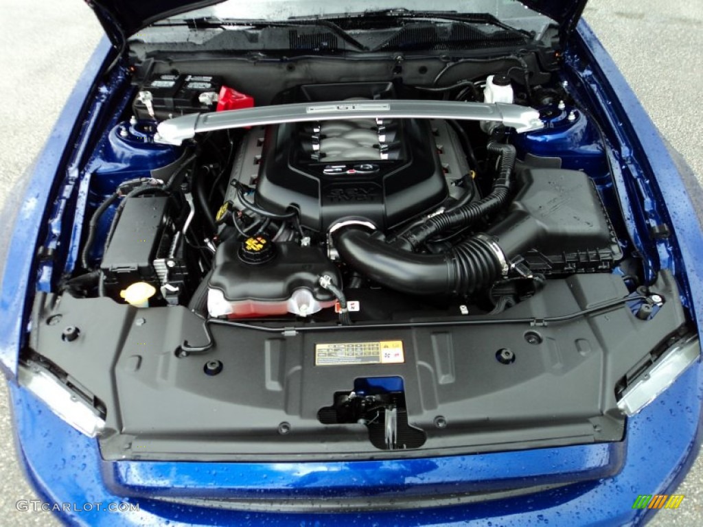 2013 Ford Mustang GT Premium Coupe 5.0 Liter DOHC 32-Valve Ti-VCT V8 Engine Photo #82012268