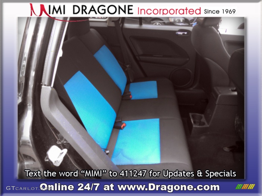 2009 Caliber R/T - Deep Water Blue Pearl / Dark Slate Gray/Blue photo #9