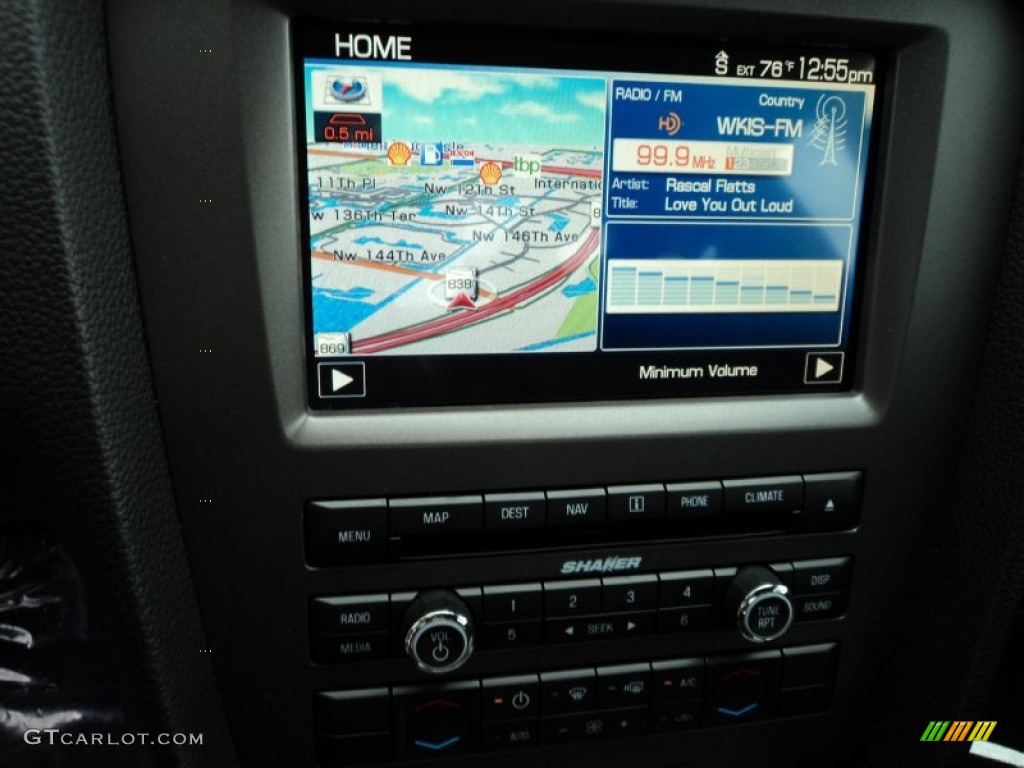 2013 Ford Mustang GT Premium Coupe Navigation Photos