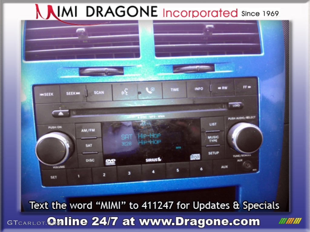 2009 Caliber R/T - Deep Water Blue Pearl / Dark Slate Gray/Blue photo #13