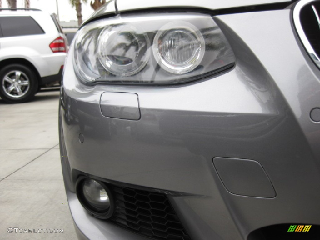 2011 3 Series 335i Coupe - Space Gray Metallic / Black photo #24