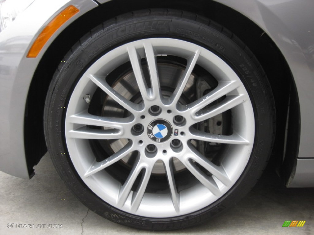 2011 3 Series 335i Coupe - Space Gray Metallic / Black photo #25