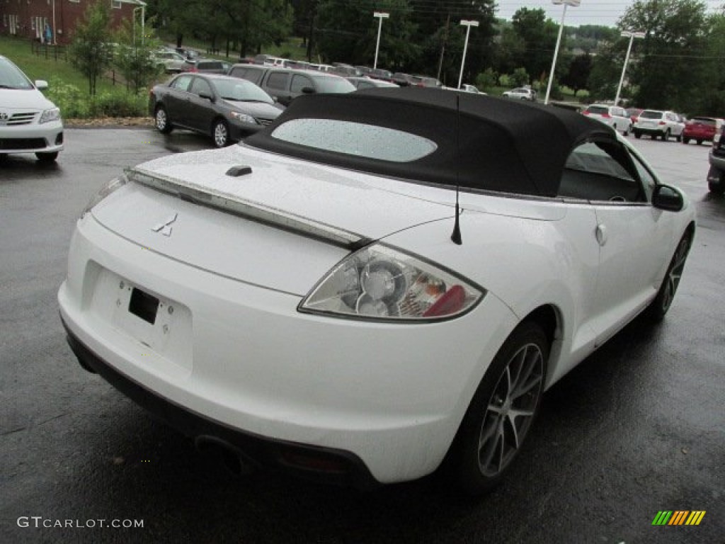 2012 Eclipse Spyder GS Sport - Northstar White / Dark Charcoal photo #5