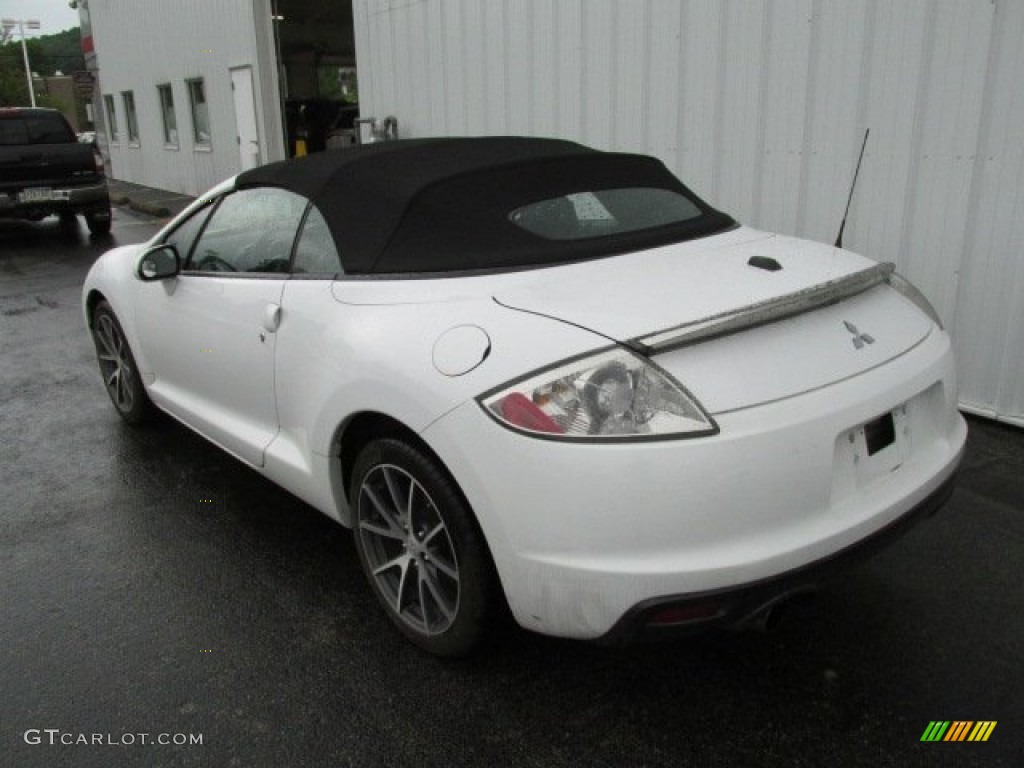 2012 Eclipse Spyder GS Sport - Northstar White / Dark Charcoal photo #7