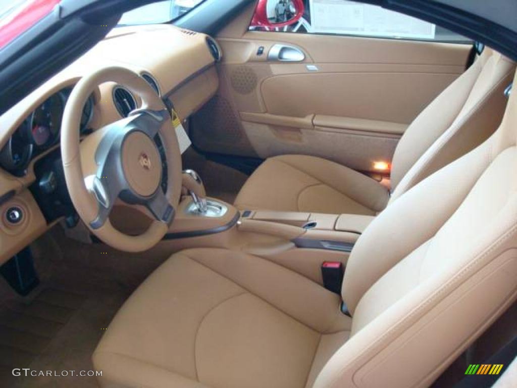 2009 Boxster  - Guards Red / Sand Beige photo #15