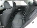 2013 Toyota Corolla Dark Charcoal Interior Rear Seat Photo