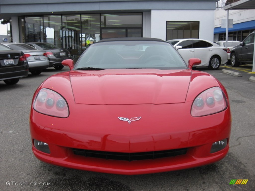 2006 Corvette Convertible - Victory Red / Ebony Black photo #7