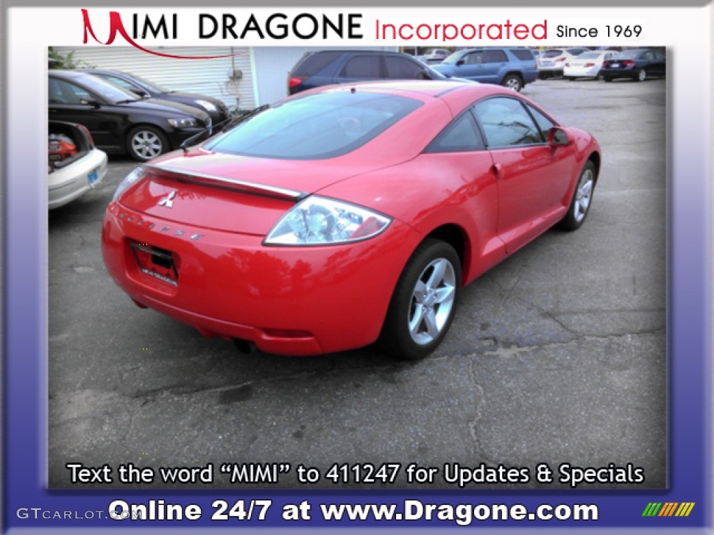 2006 Eclipse GS Coupe - Pure Red / Dark Charcoal photo #4