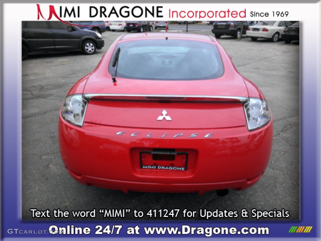 2006 Eclipse GS Coupe - Pure Red / Dark Charcoal photo #5