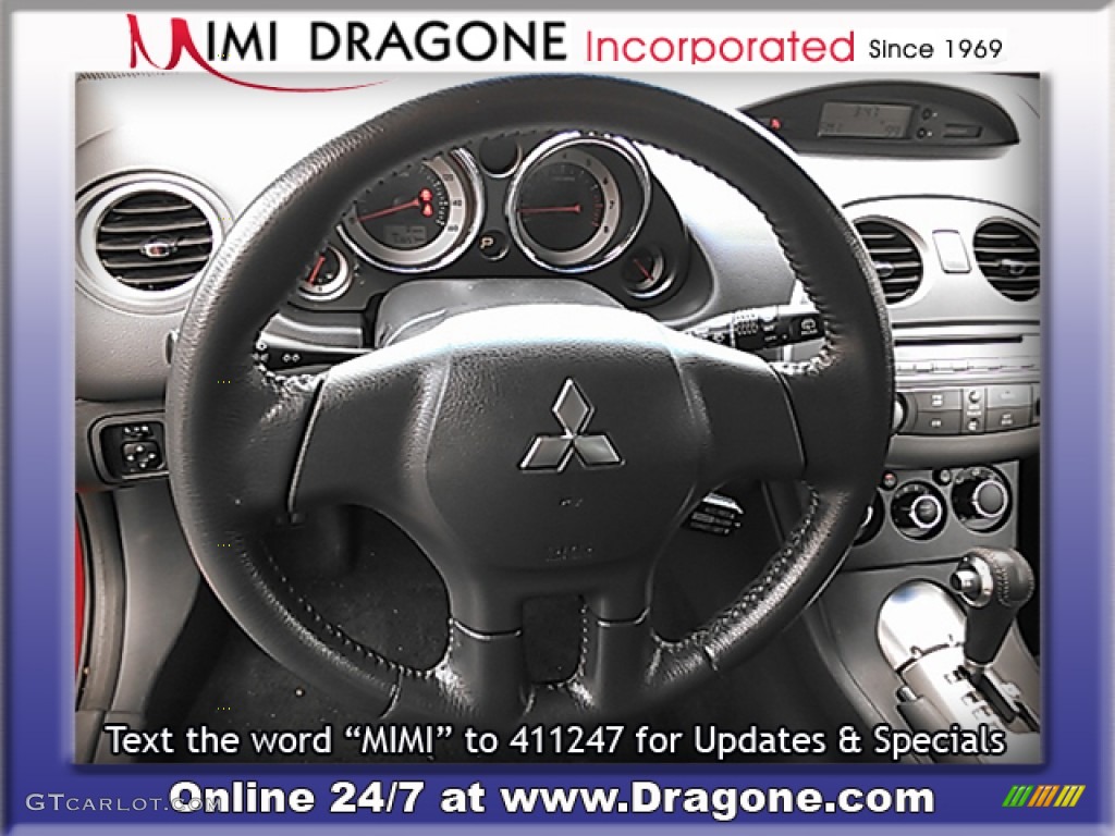 2006 Eclipse GS Coupe - Pure Red / Dark Charcoal photo #10