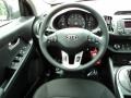 Black 2012 Kia Sportage LX Steering Wheel