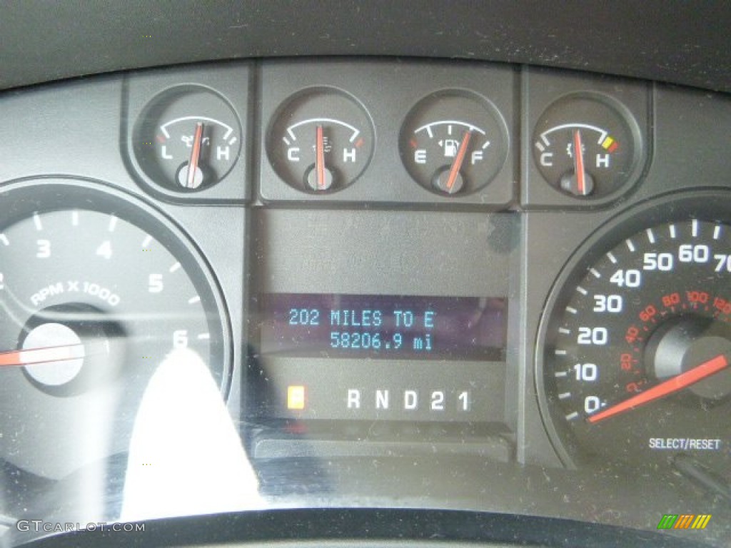 2010 F150 STX Regular Cab 4x4 - Tuxedo Black / Medium Stone photo #15