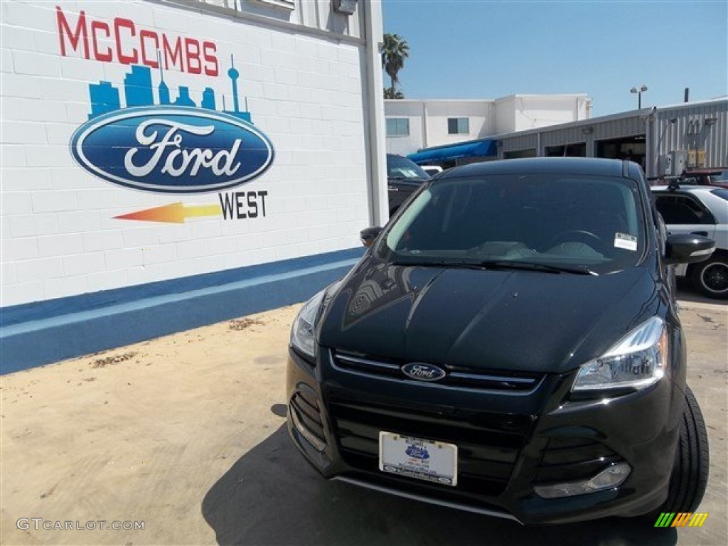 2013 Escape SEL 1.6L EcoBoost - Tuxedo Black Metallic / Charcoal Black photo #1