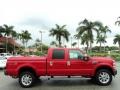 Red 2009 Ford F350 Super Duty FX4 Crew Cab 4x4 Exterior