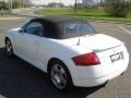 2002 Brilliant White Audi TT 1.8T quattro Roadster  photo #4