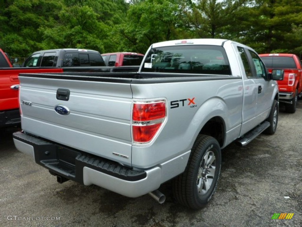Ingot Silver Metallic 2013 Ford F150 STX SuperCab 4x4 Exterior Photo #82015493