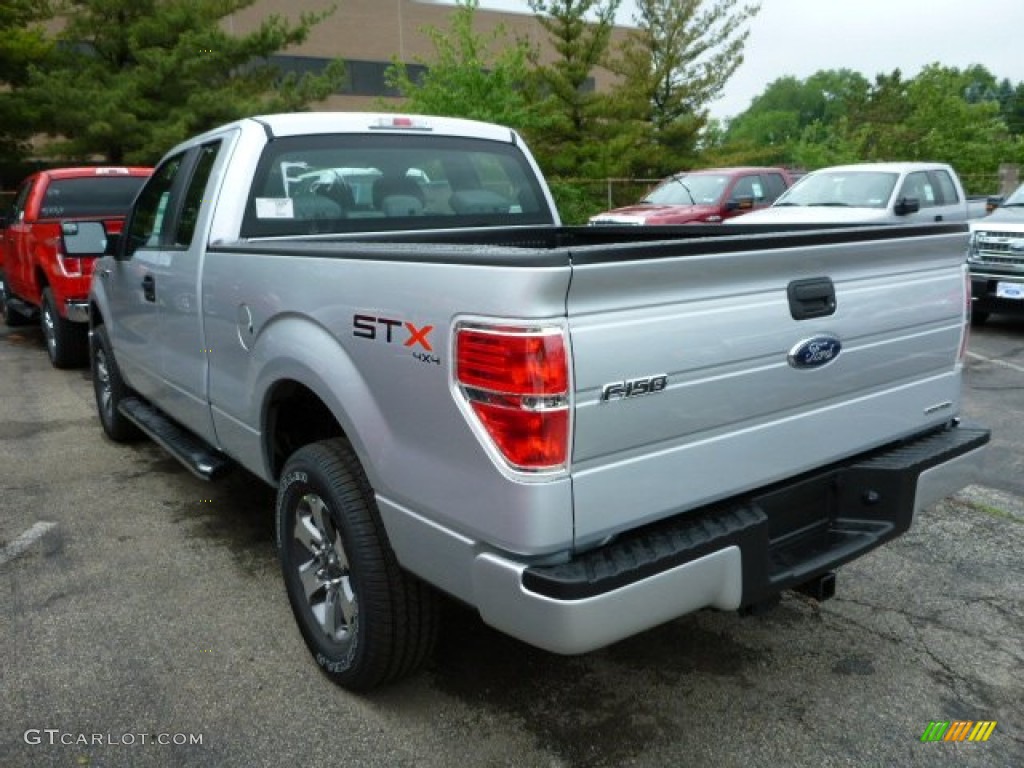 Ingot Silver Metallic 2013 Ford F150 STX SuperCab 4x4 Exterior Photo #82015531