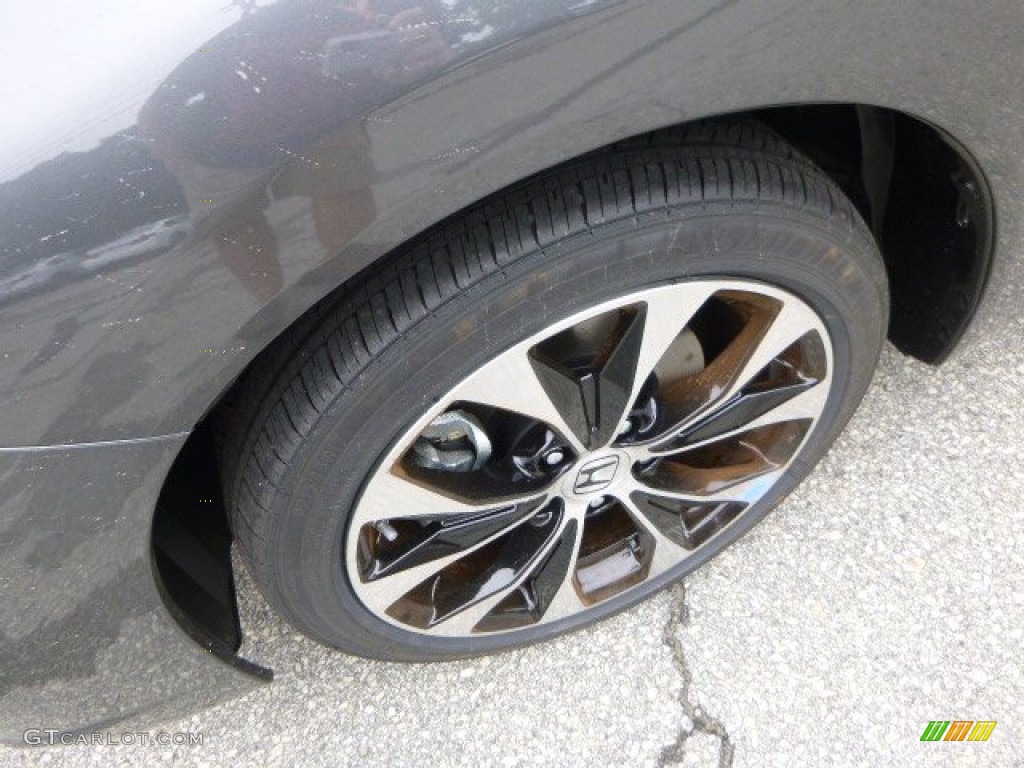 2013 Civic Si Sedan - Polished Metal Metallic / Black photo #9