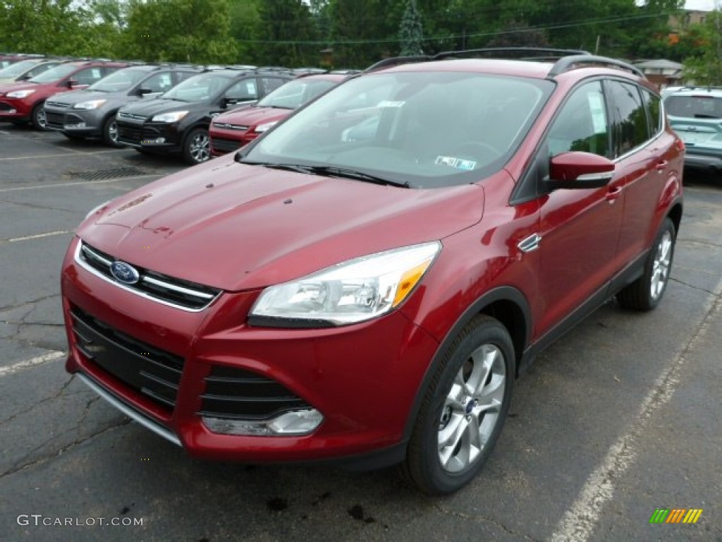 2013 Escape SEL 2.0L EcoBoost 4WD - Ruby Red Metallic / Charcoal Black photo #5