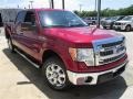 2013 Ruby Red Metallic Ford F150 XLT SuperCrew  photo #7