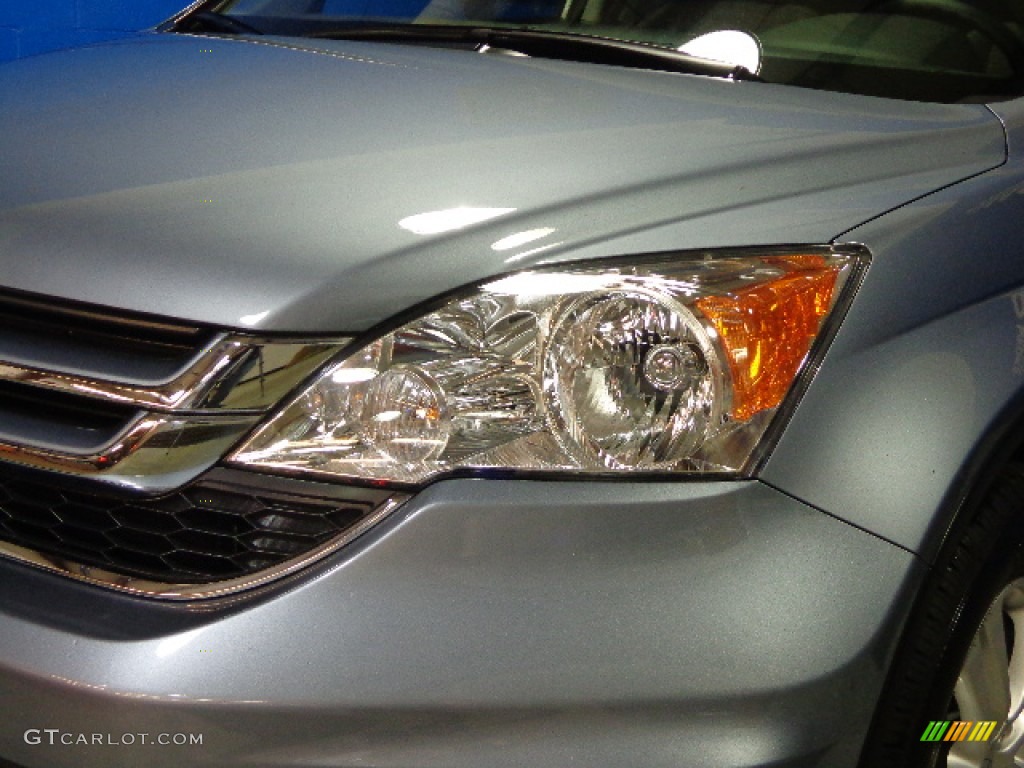 2010 CR-V EX AWD - Glacier Blue Metallic / Gray photo #4