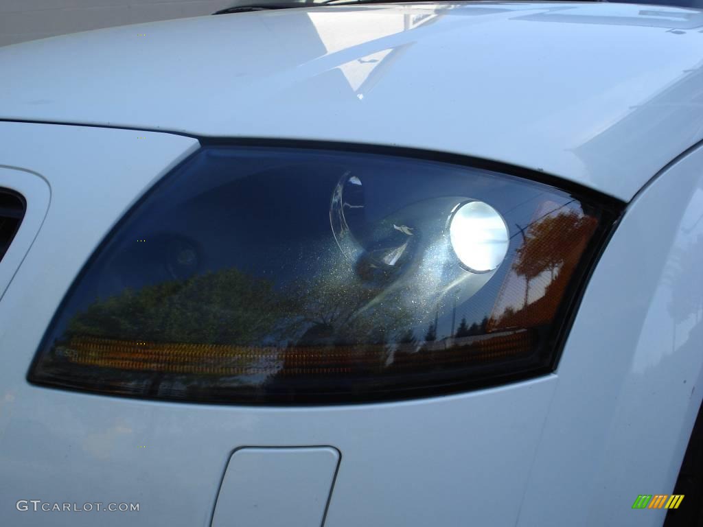 2002 TT 1.8T quattro Roadster - Brilliant White / Amber Red photo #18