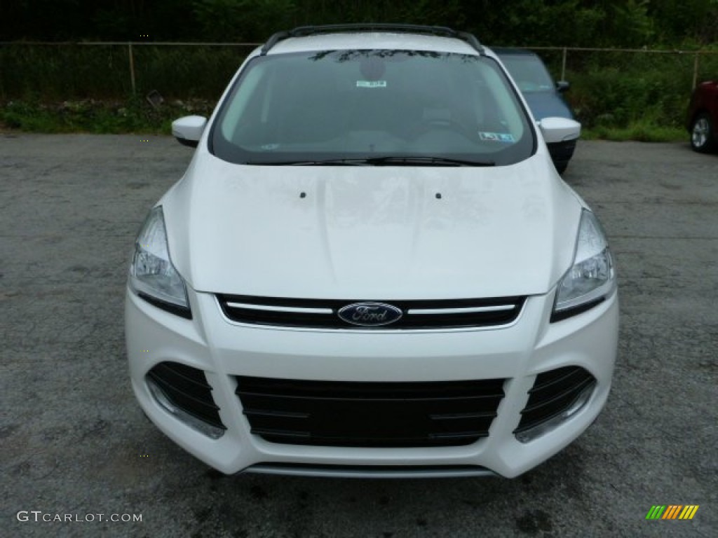 2013 Escape SEL 2.0L EcoBoost 4WD - White Platinum Metallic Tri-Coat / Charcoal Black photo #6