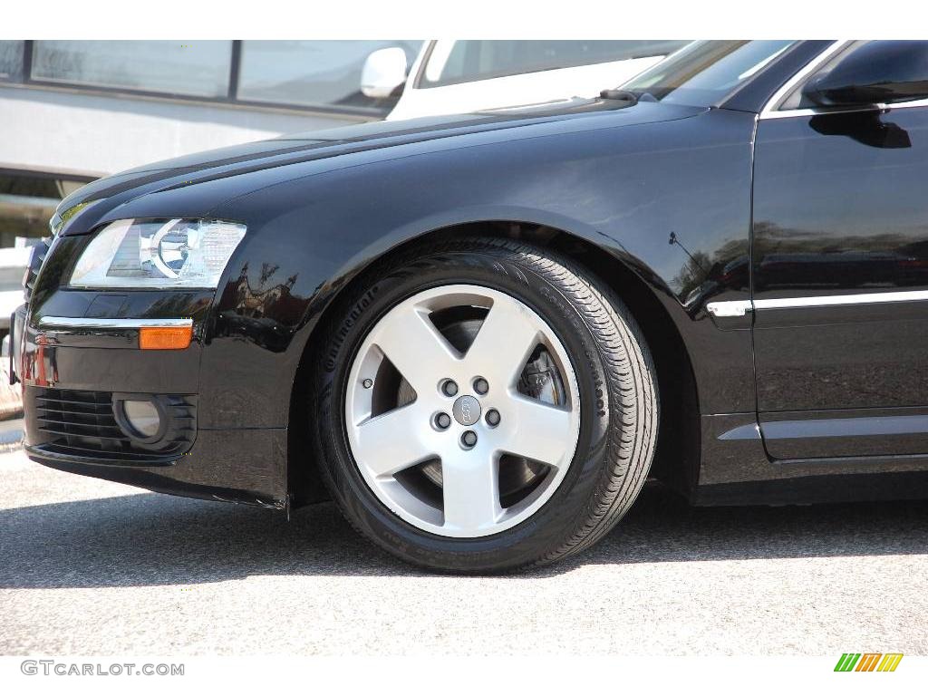 2006 A8 4.2 quattro - Brilliant Black / Black/Amaretto photo #3