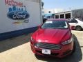 2013 Ruby Red Metallic Ford Fusion SE 1.6 EcoBoost  photo #1