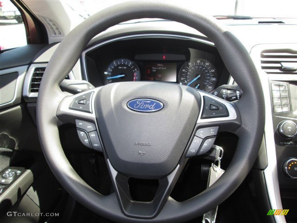 2013 Fusion SE 1.6 EcoBoost - Ruby Red Metallic / Charcoal Black photo #15