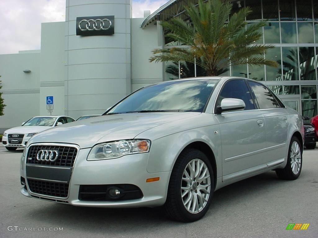 2008 A4 2.0T Special Edition Sedan - Light Silver Metallic / Light Gray photo #1