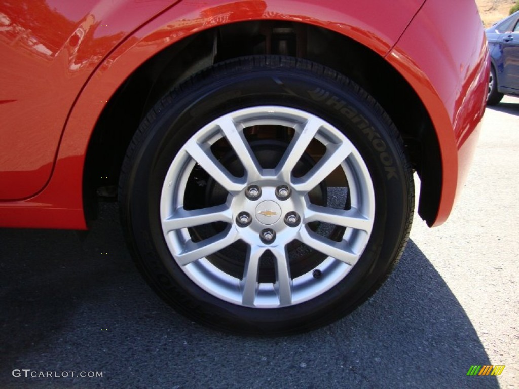 2012 Sonic LT Hatch - Inferno Orange Metallic / Jet Black/Dark Titanium photo #25