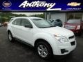 2013 Summit White Chevrolet Equinox LS AWD  photo #1