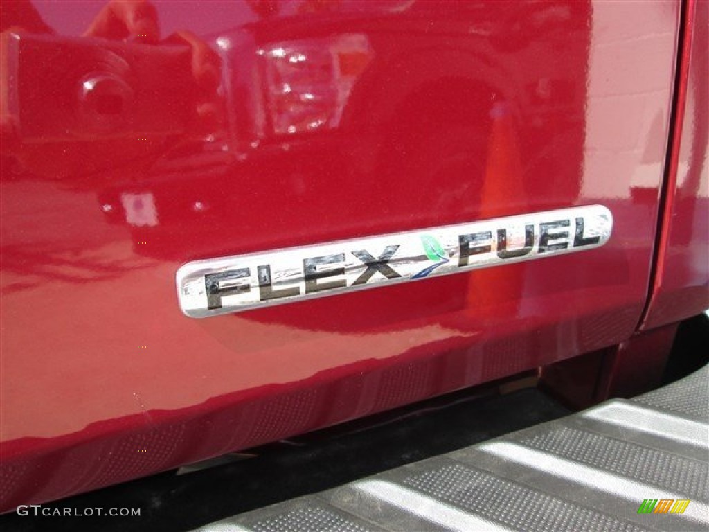 2013 F150 XLT SuperCrew 4x4 - Ruby Red Metallic / Steel Gray photo #6