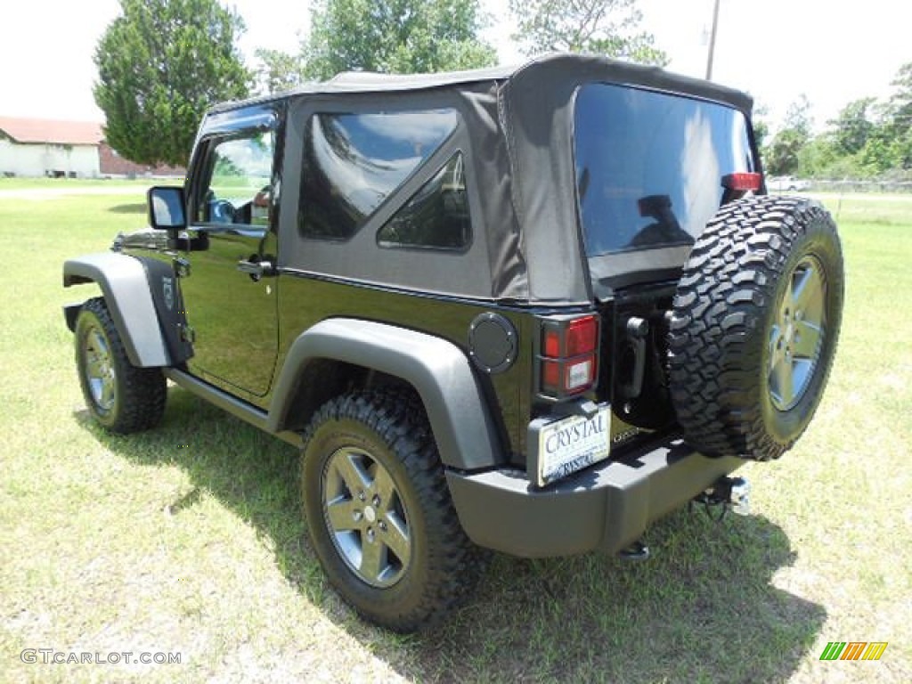 2011 Wrangler Rubicon 4x4 - Black / Black photo #3
