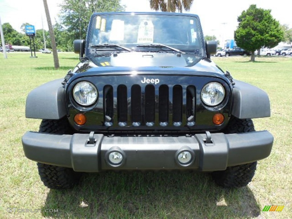 2011 Wrangler Rubicon 4x4 - Black / Black photo #13