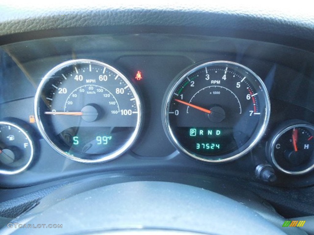 2011 Wrangler Rubicon 4x4 - Black / Black photo #18
