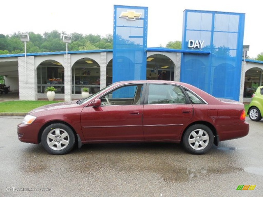 2000 Avalon XL - Vintage Red Pearl / Ivory photo #2
