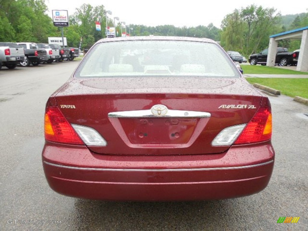 2000 Avalon XL - Vintage Red Pearl / Ivory photo #5