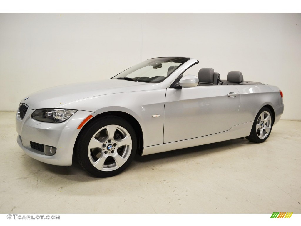 2010 3 Series 328i Convertible - Titanium Silver Metallic / Gray Dakota Leather photo #6